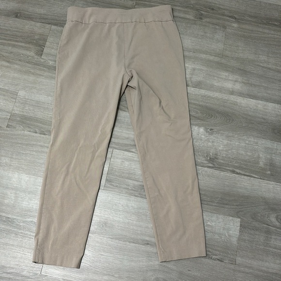 Gently loved Alfani tan pants; sized 14 - Picture 2 of 6